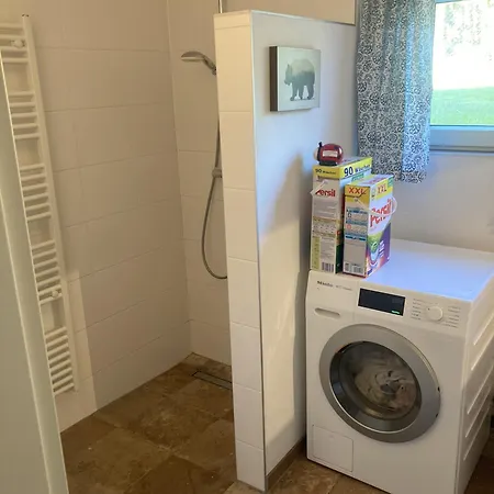 アパート Am Waldrand Mit Sauna *